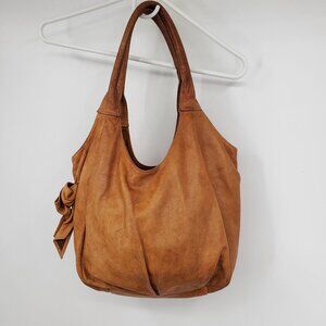 Borse In Pelle Genuine Leather Hobo Knot Side Shoulder Strap Bag Purse